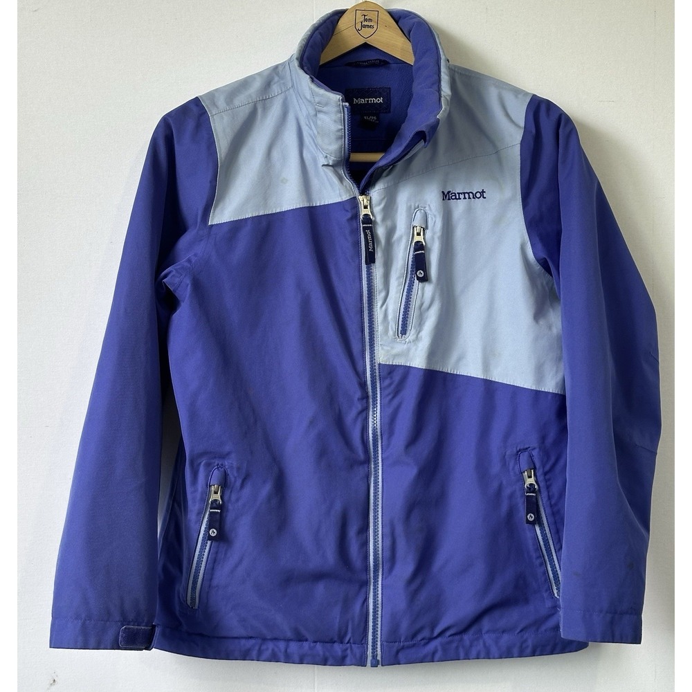 Marmot Kid's Ski Colorful Jacket Purple Blue Size XL